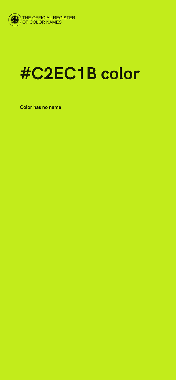 #C2EC1B color image