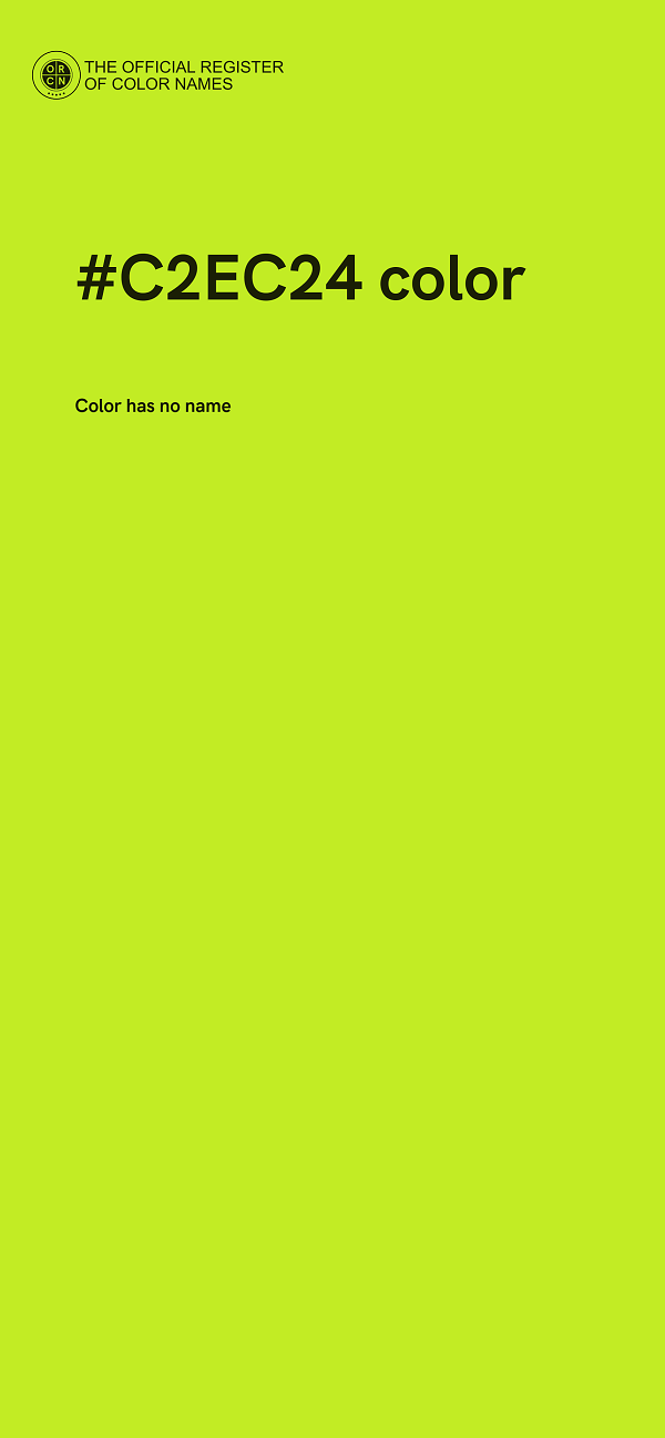 #C2EC24 color image