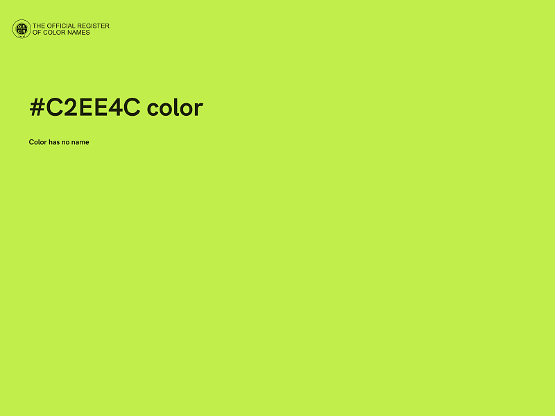 #C2EE4C color image