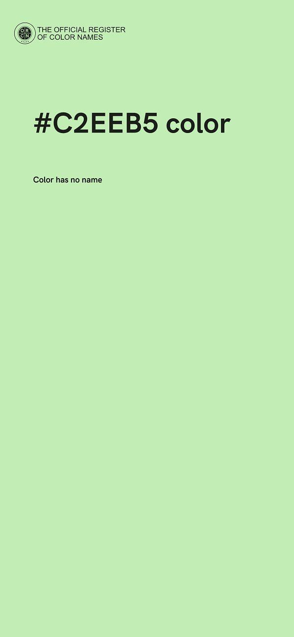 #C2EEB5 color image