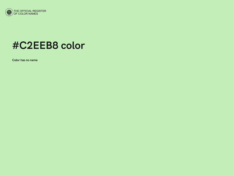 #C2EEB8 color image