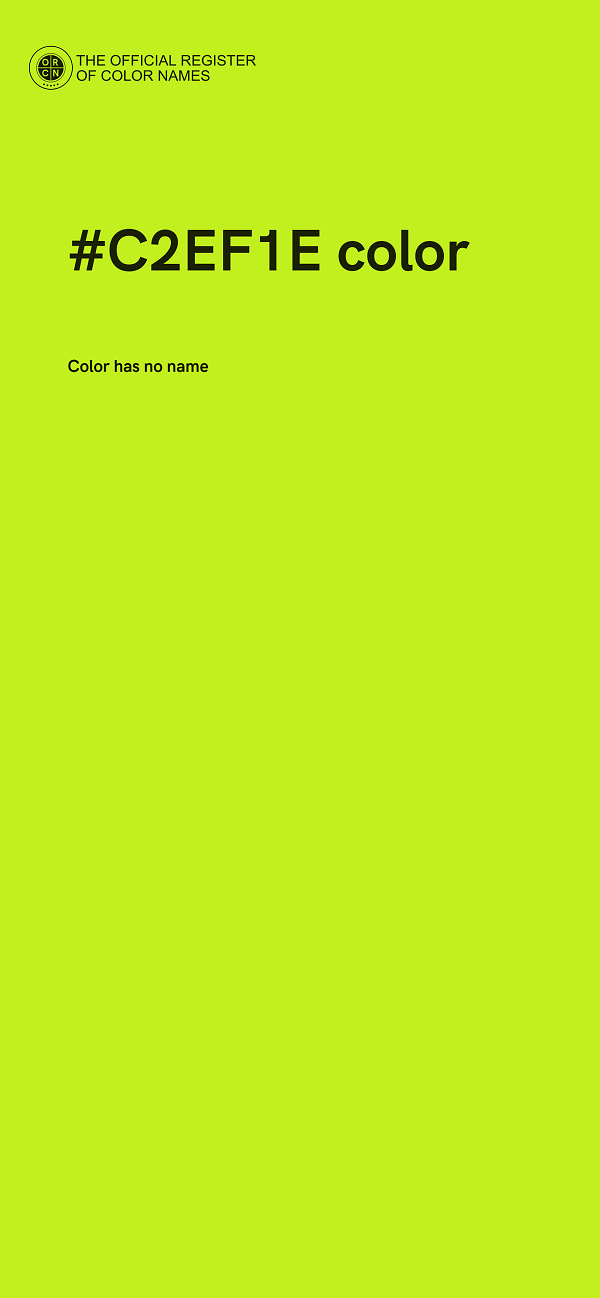 #C2EF1E color image