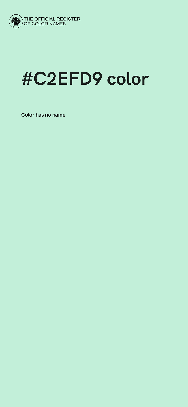 #C2EFD9 color image