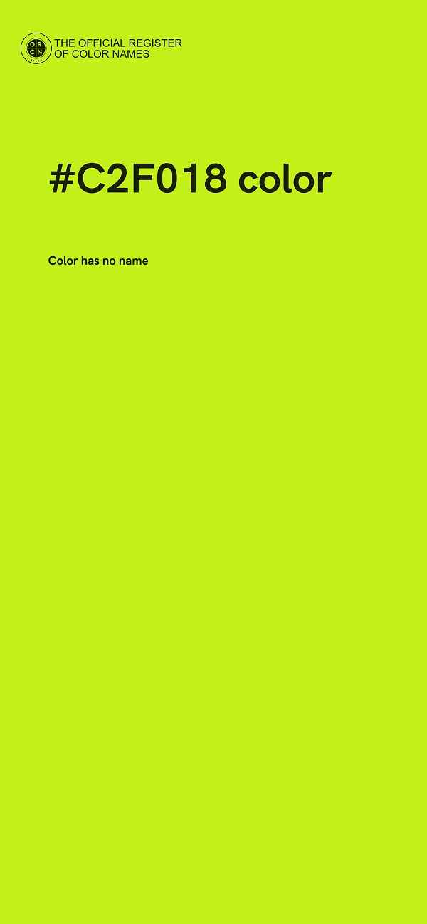 #C2F018 color image