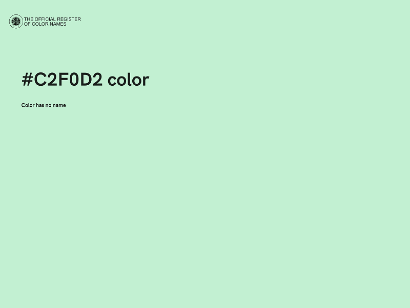#C2F0D2 color image