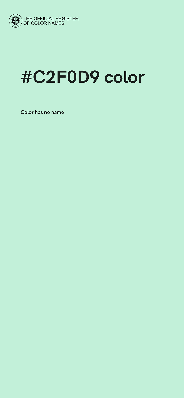 #C2F0D9 color image