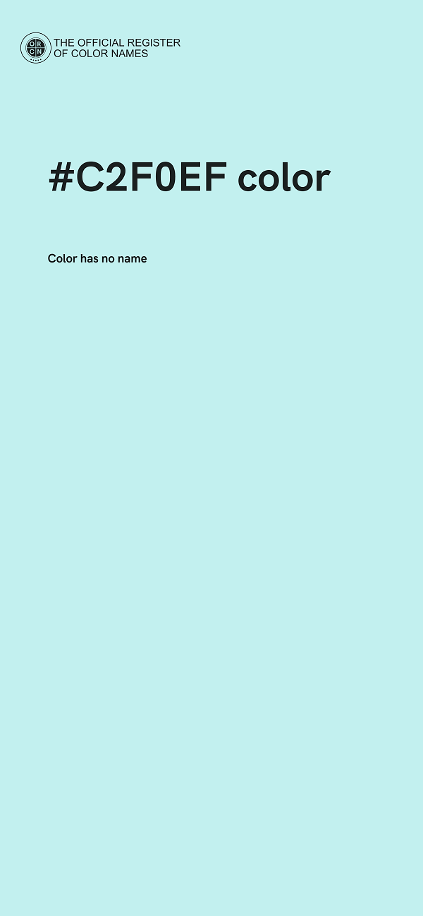 #C2F0EF color image