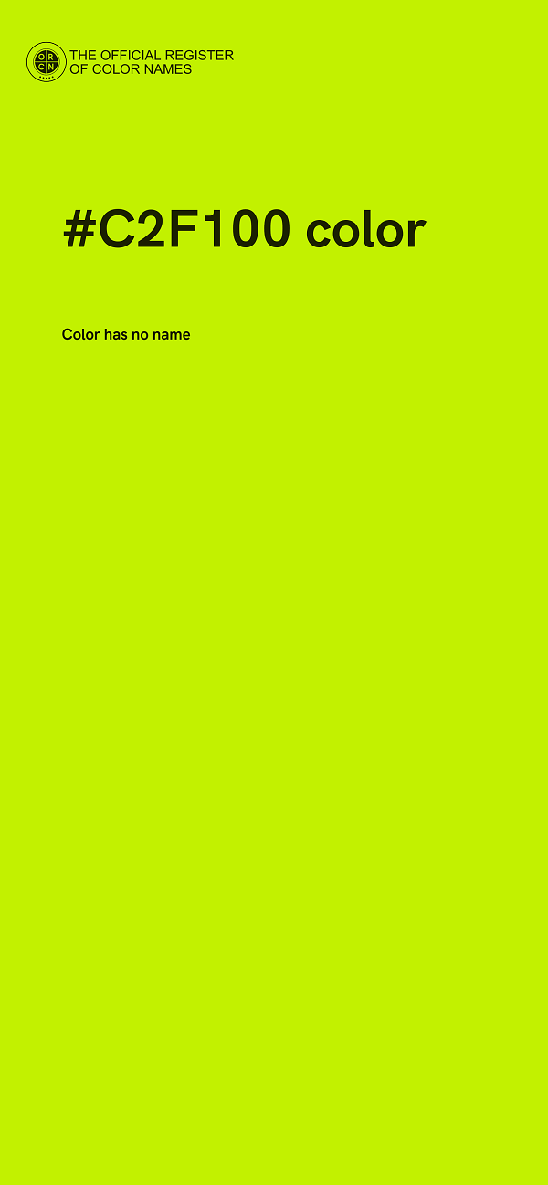 #C2F100 color image