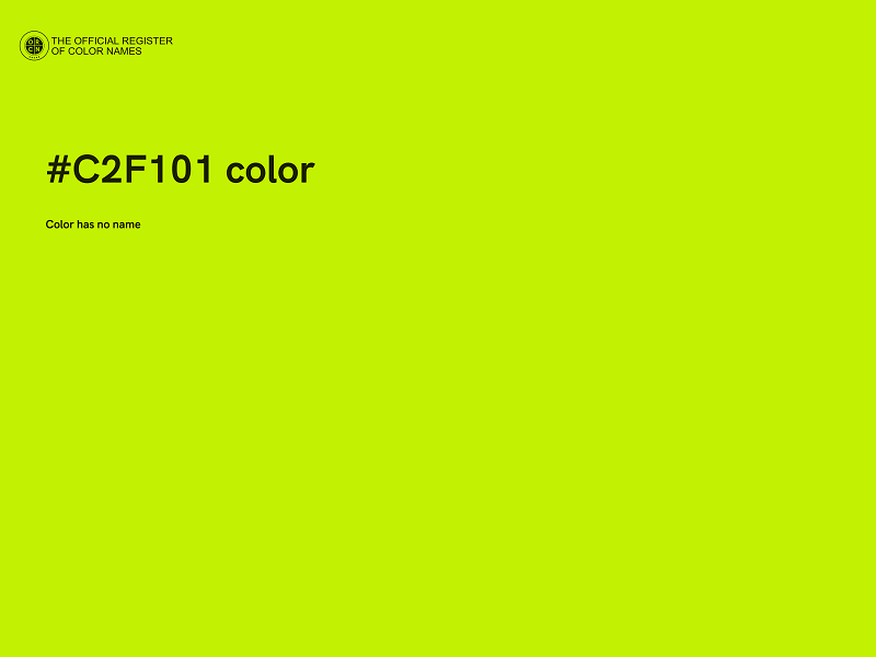 #C2F101 color image