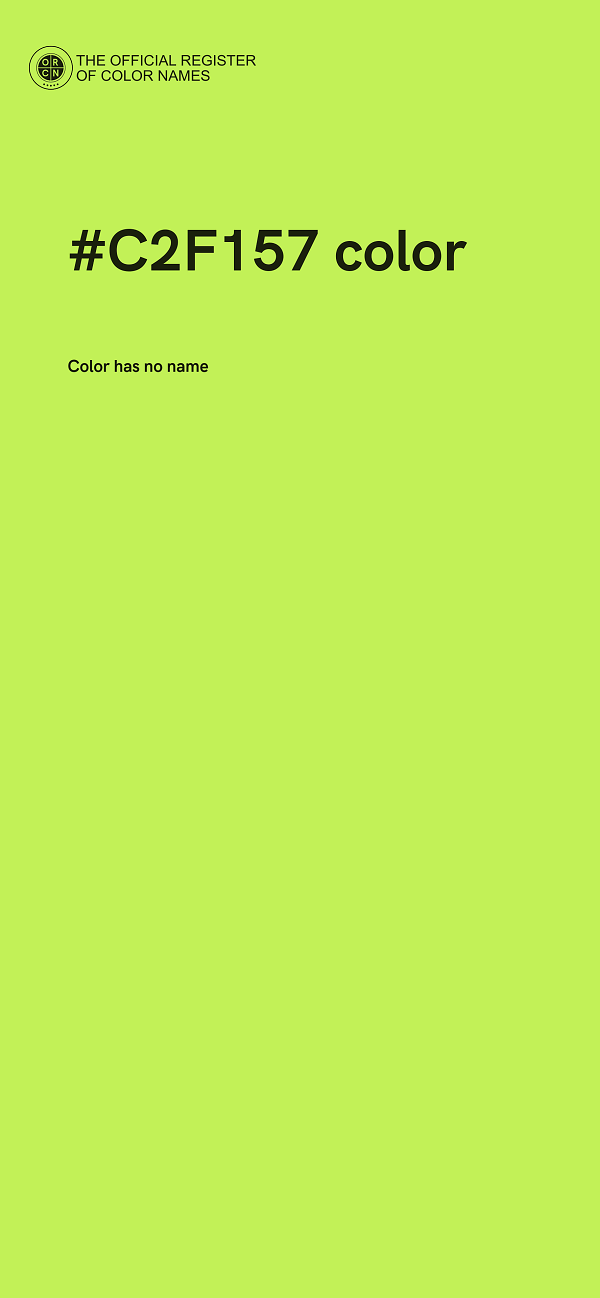 #C2F157 color image