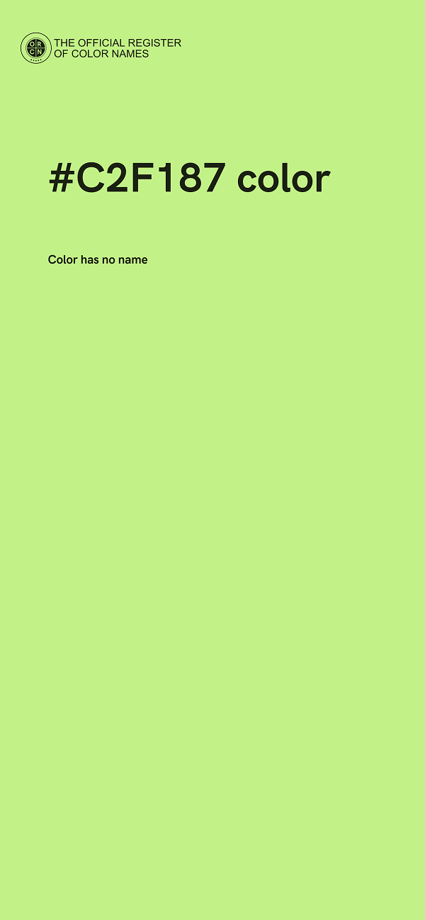 #C2F187 color image