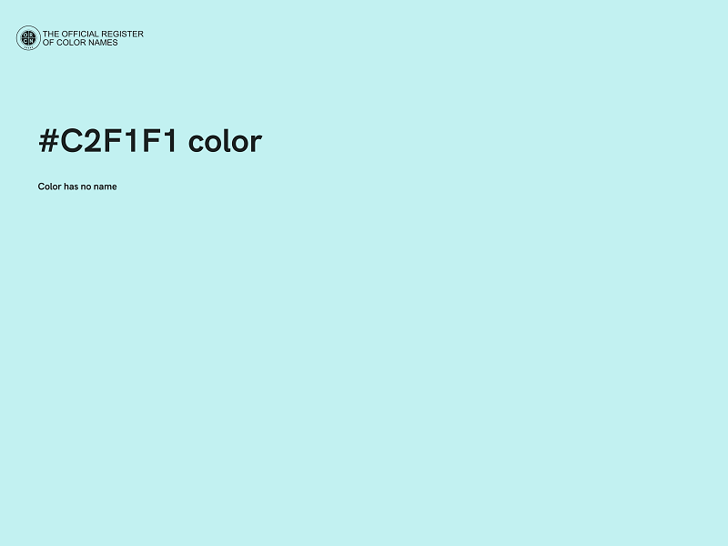 #C2F1F1 color image