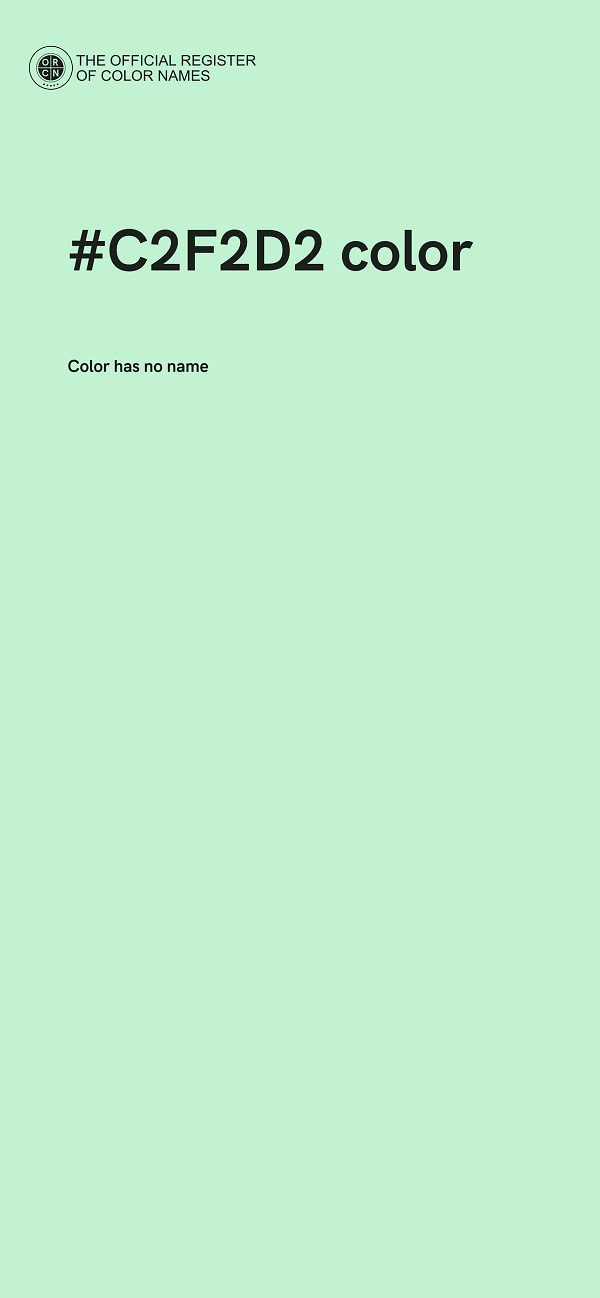 #C2F2D2 color image