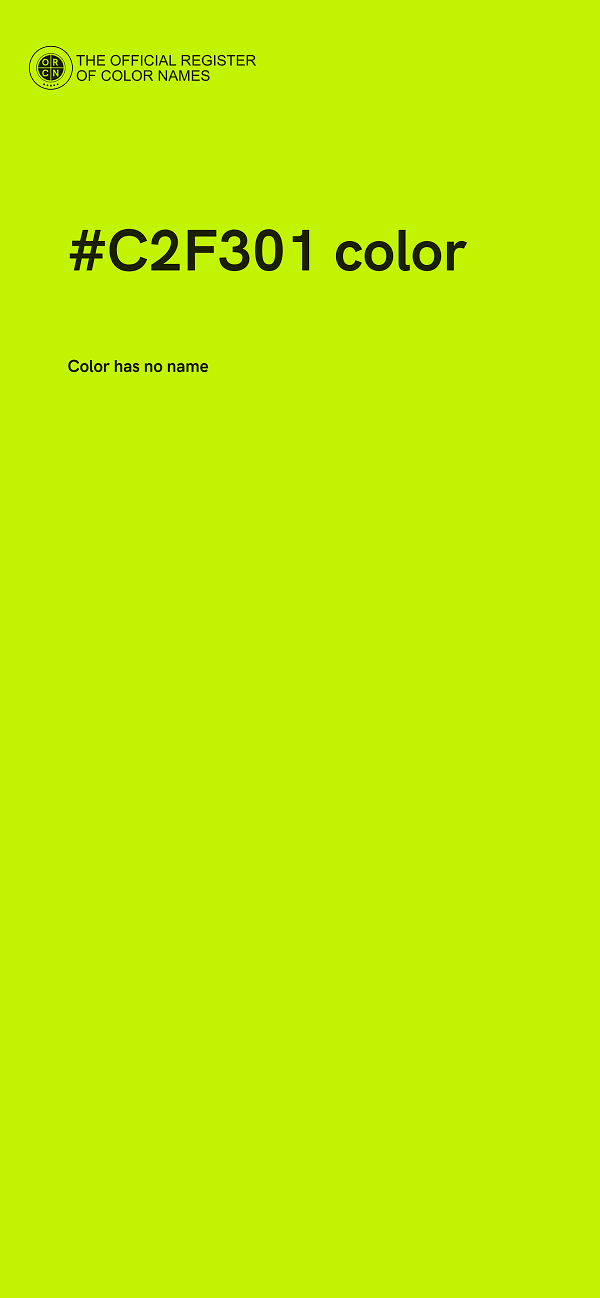 #C2F301 color image
