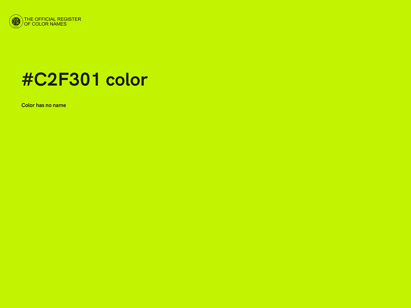 #C2F301 color image