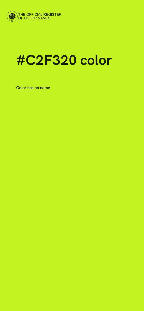 #C2F320 color image