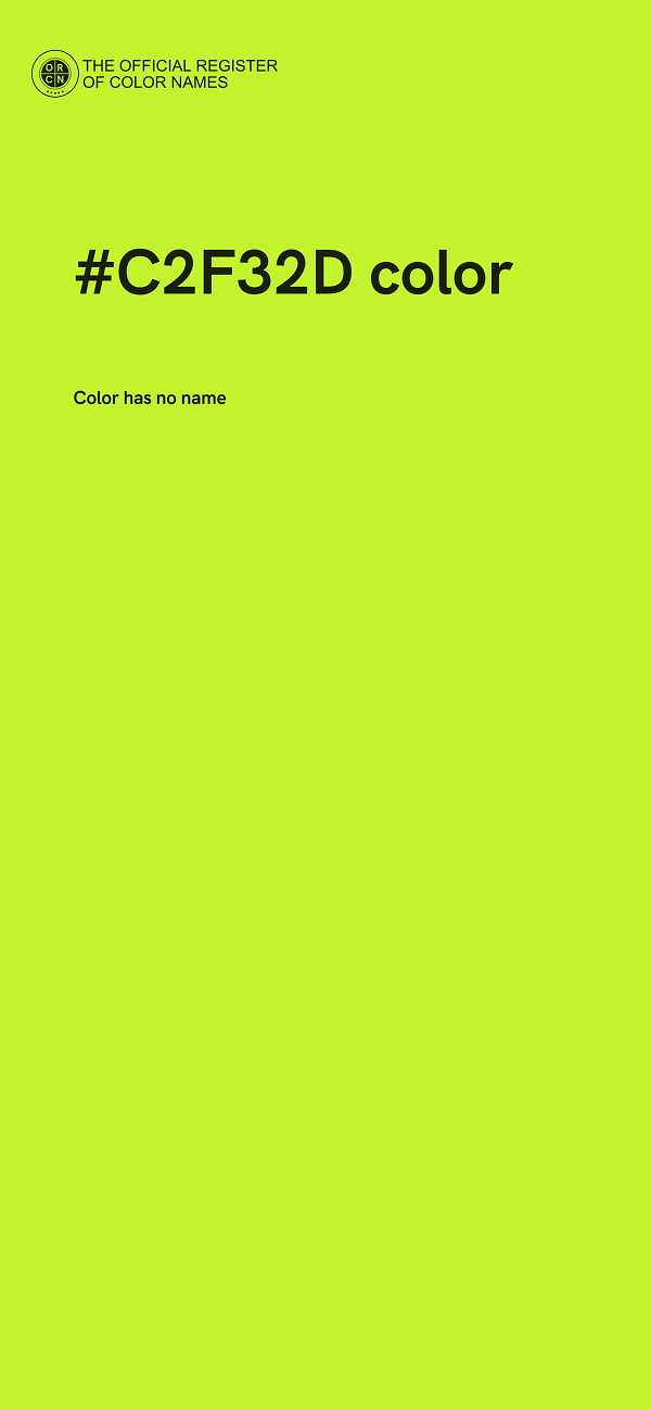 #C2F32D color image