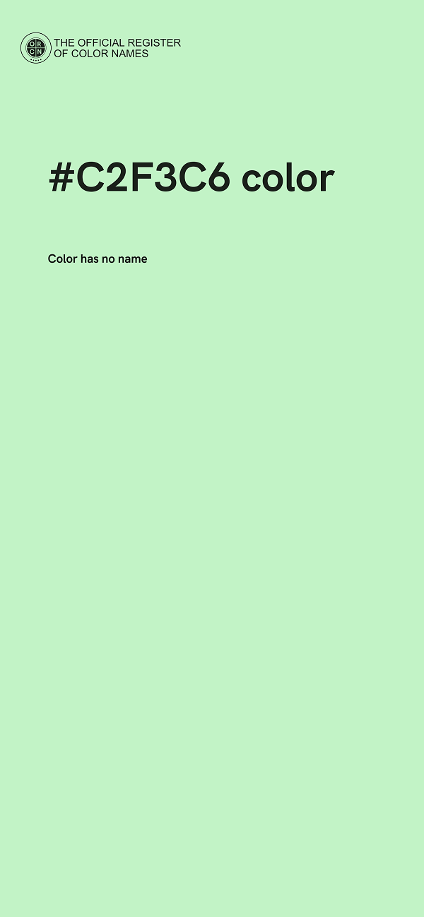 #C2F3C6 color image