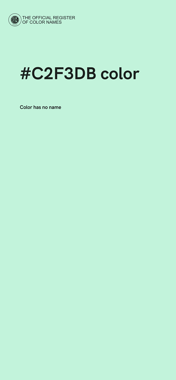 #C2F3DB color image