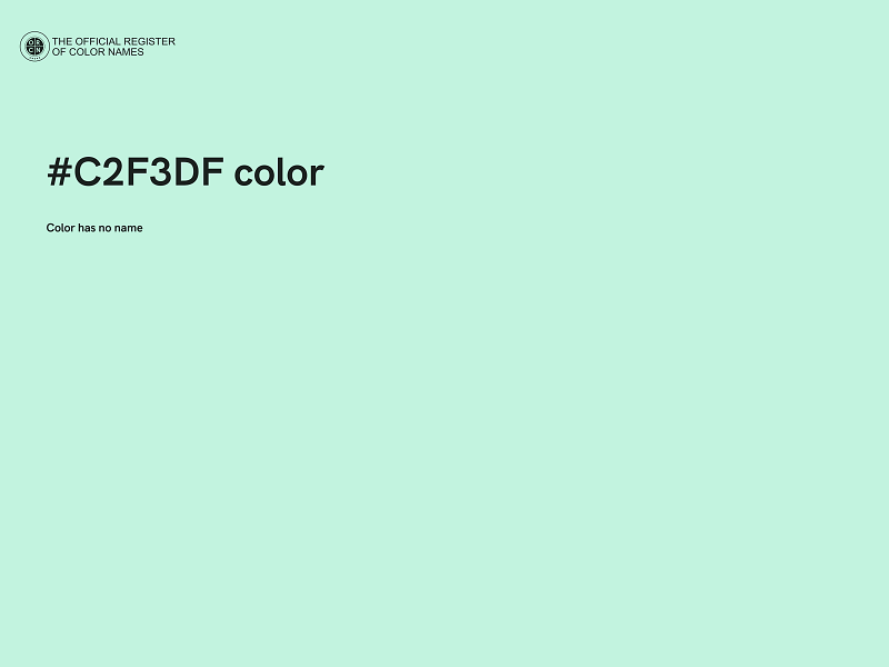 #C2F3DF color image