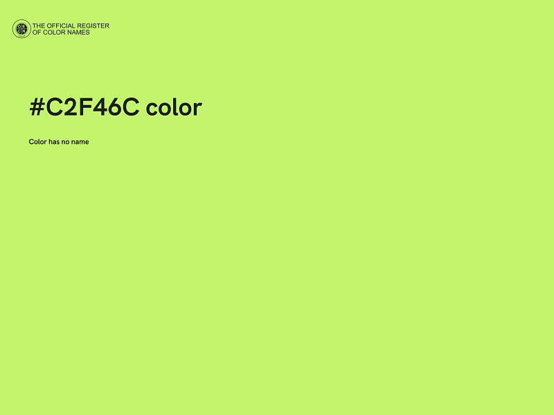 #C2F46C color image