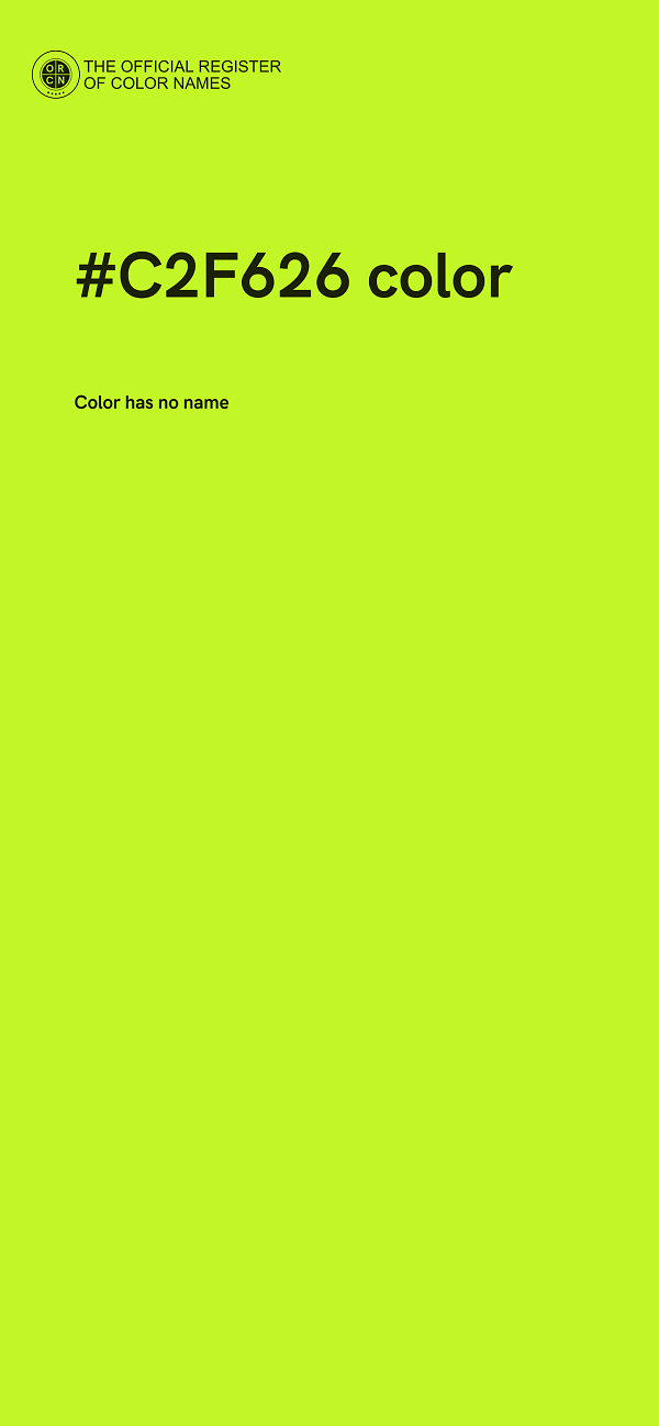 #C2F626 color image