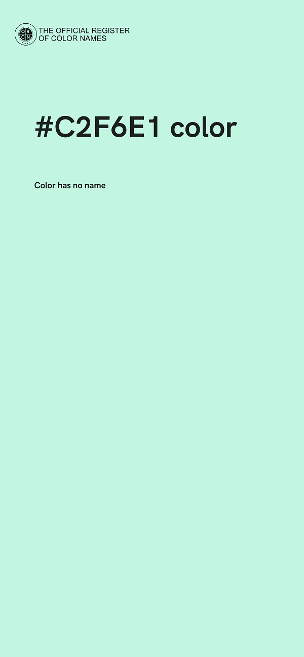 #C2F6E1 color image