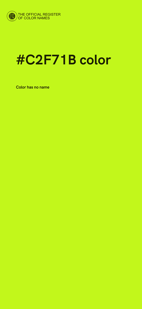 #C2F71B color image