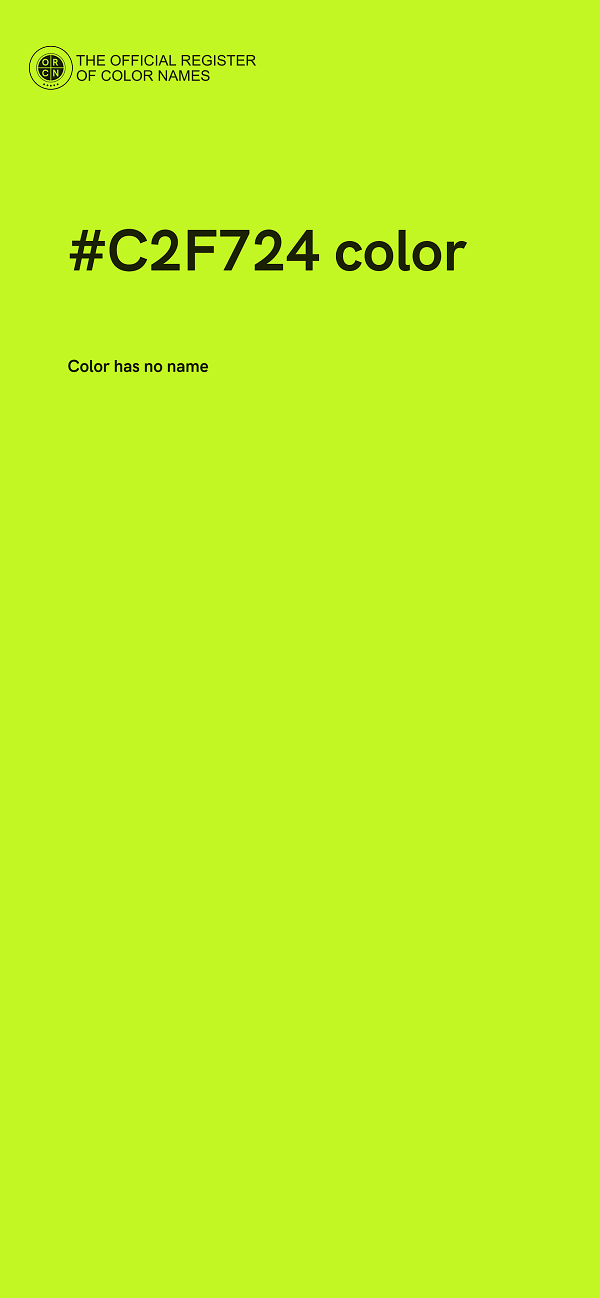 #C2F724 color image