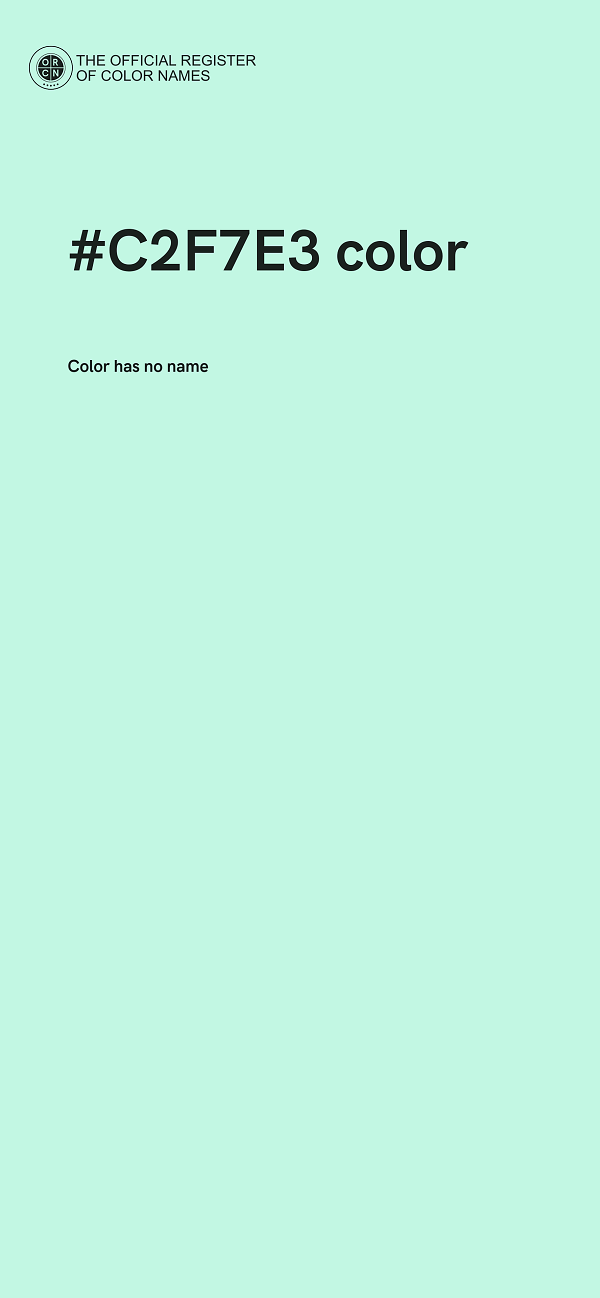 #C2F7E3 color image