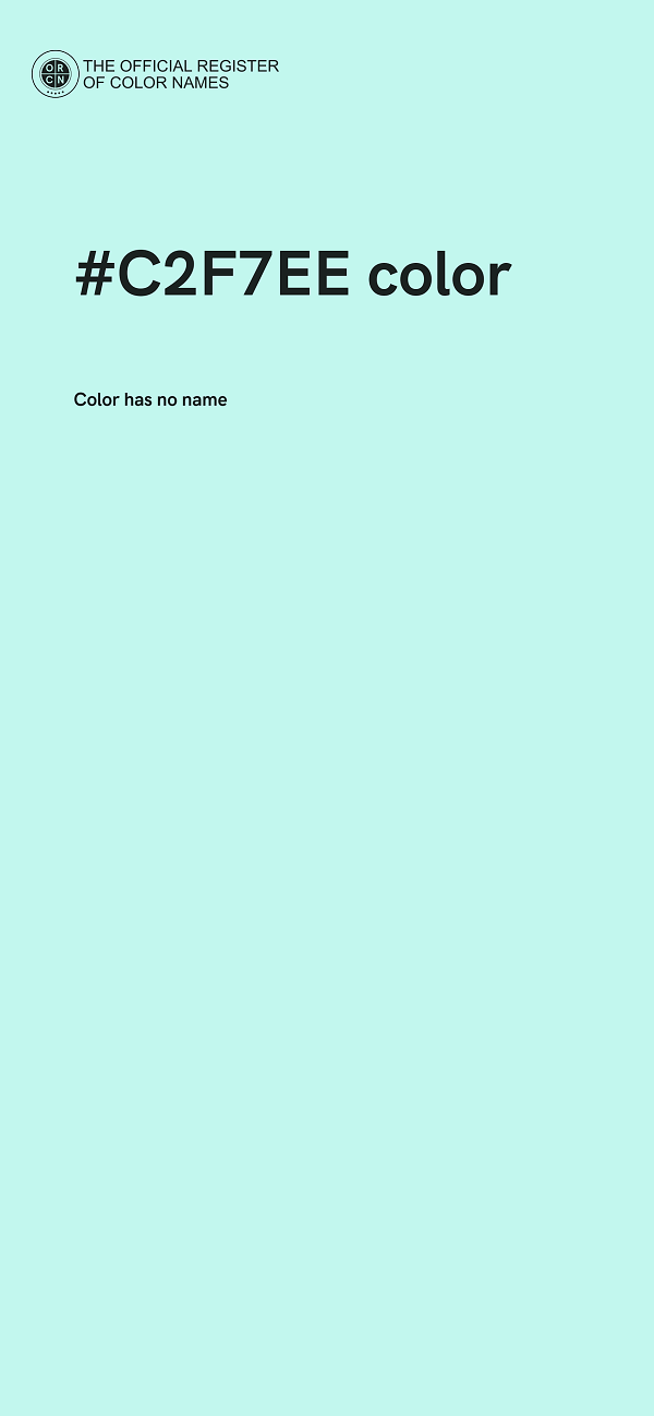 #C2F7EE color image