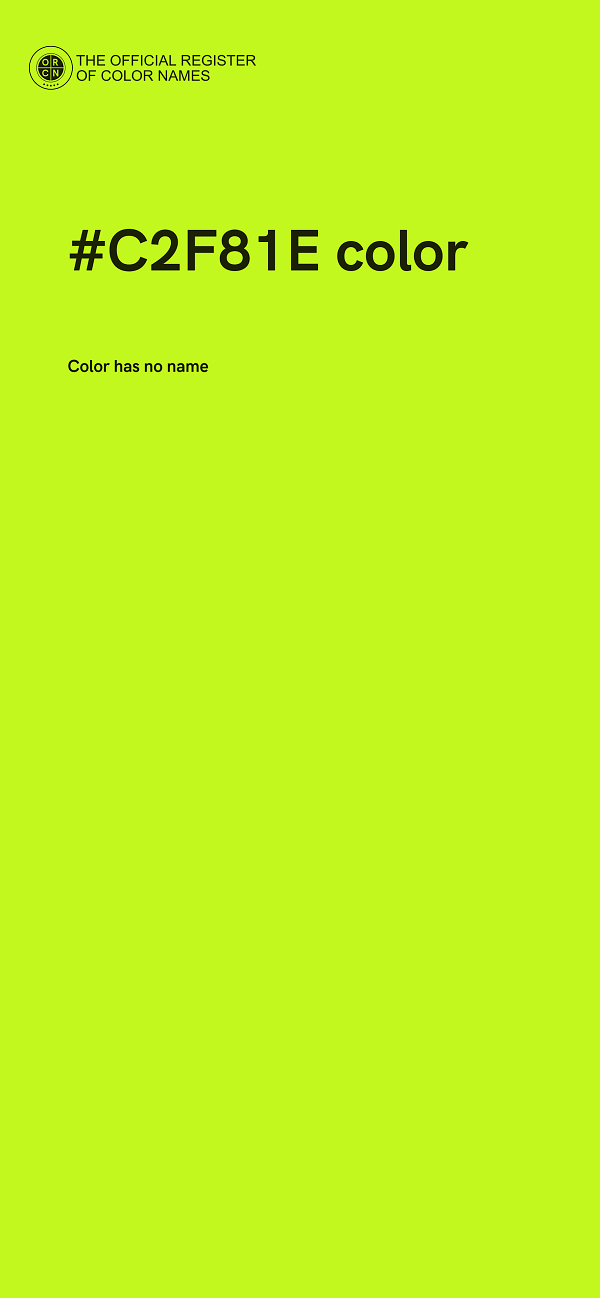 #C2F81E color image