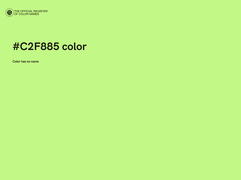 #C2F885 color image