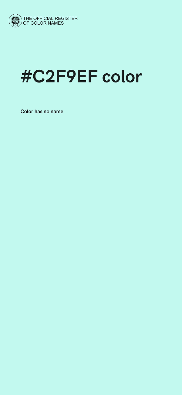 #C2F9EF color image