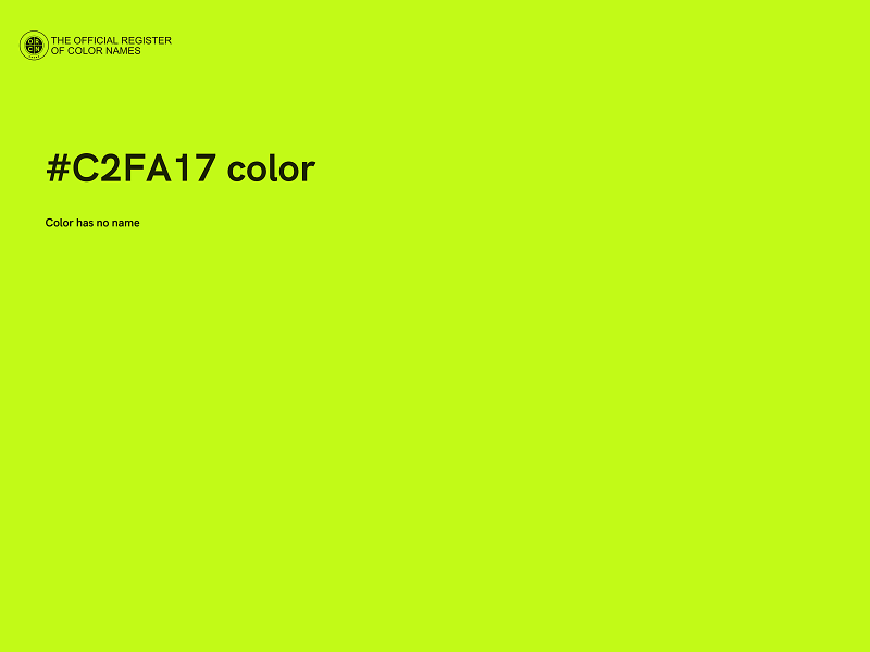 #C2FA17 color image