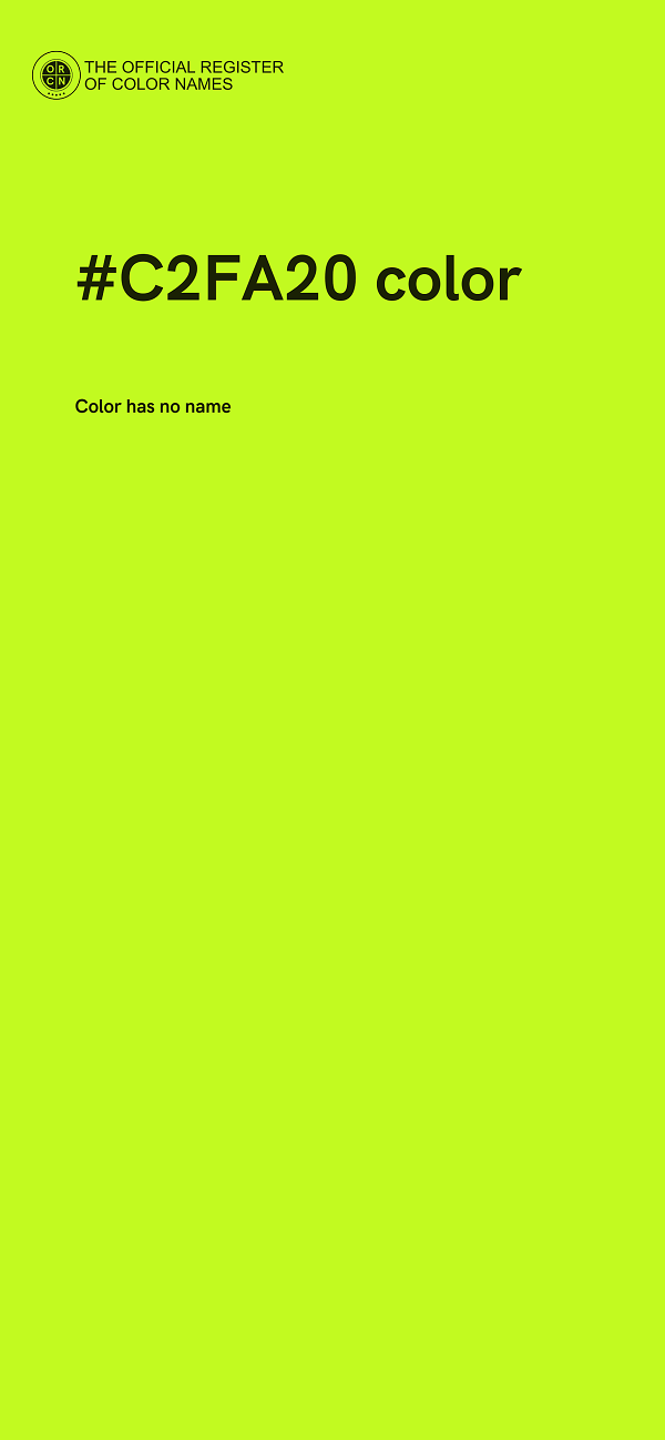 #C2FA20 color image