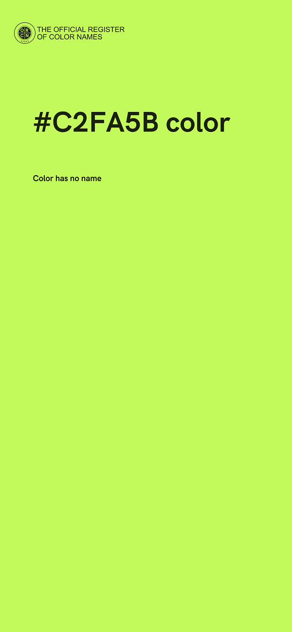 #C2FA5B color image