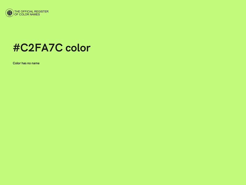 #C2FA7C color image