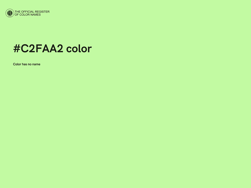 #C2FAA2 color image