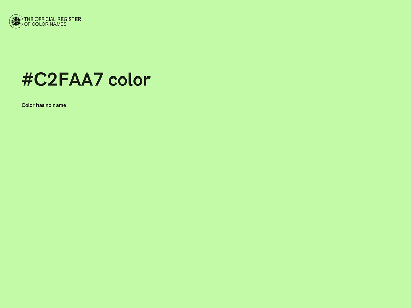 #C2FAA7 color image