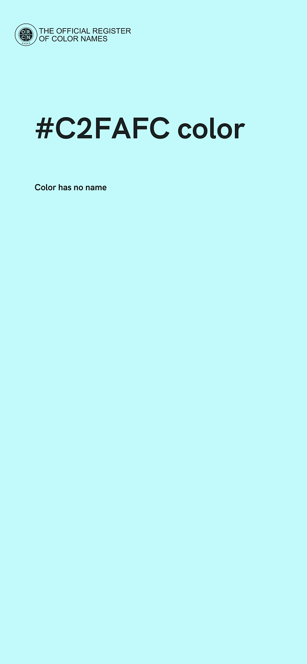 #C2FAFC color image