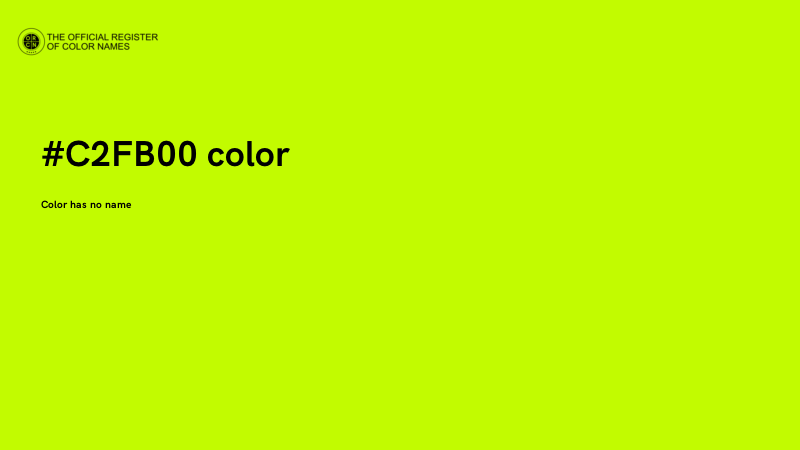 #C2FB00 color image