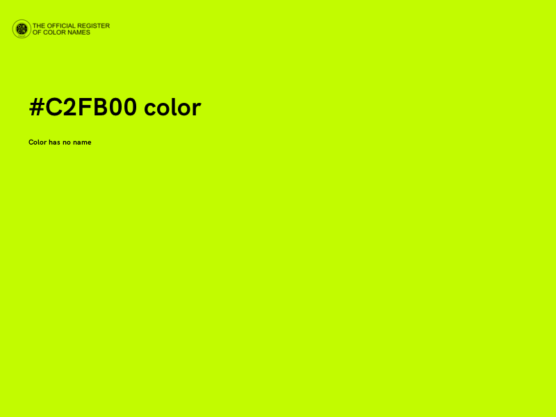 #C2FB00 color image