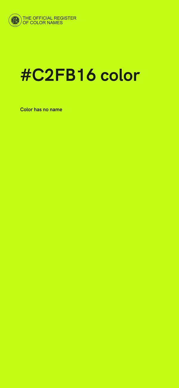 #C2FB16 color image