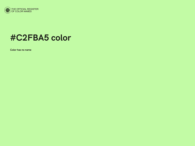 #C2FBA5 color image