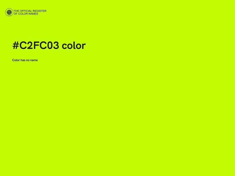 #C2FC03 color image