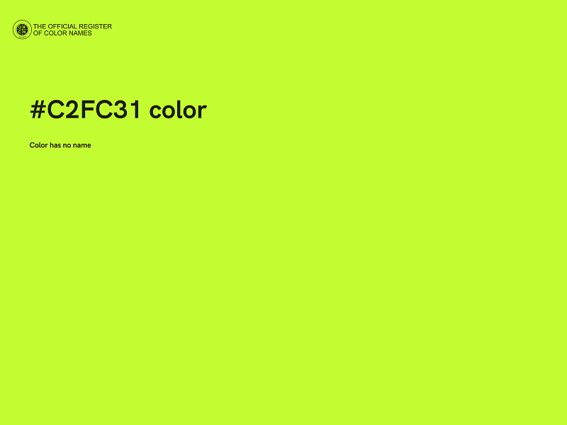 #C2FC31 color image