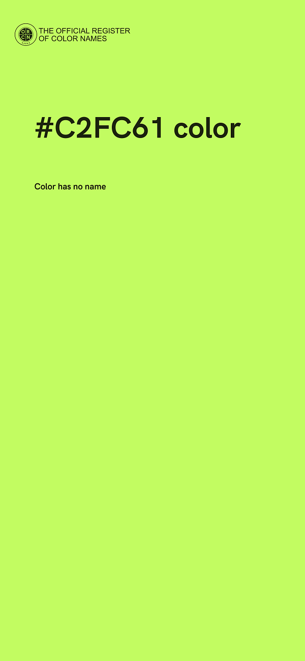 #C2FC61 color image