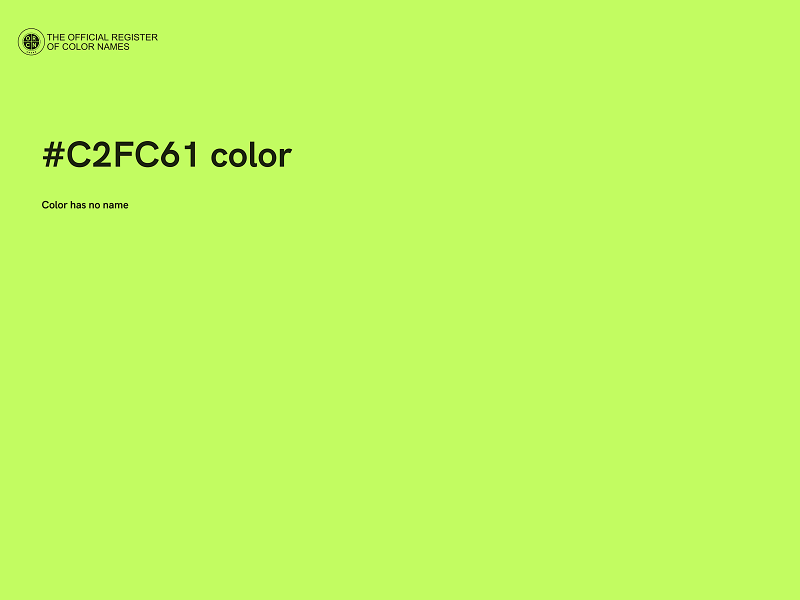 #C2FC61 color image