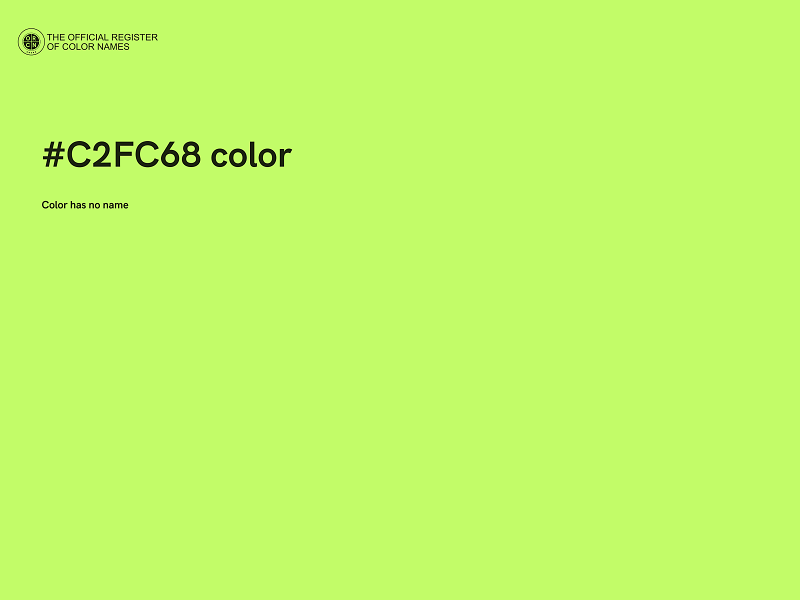 #C2FC68 color image